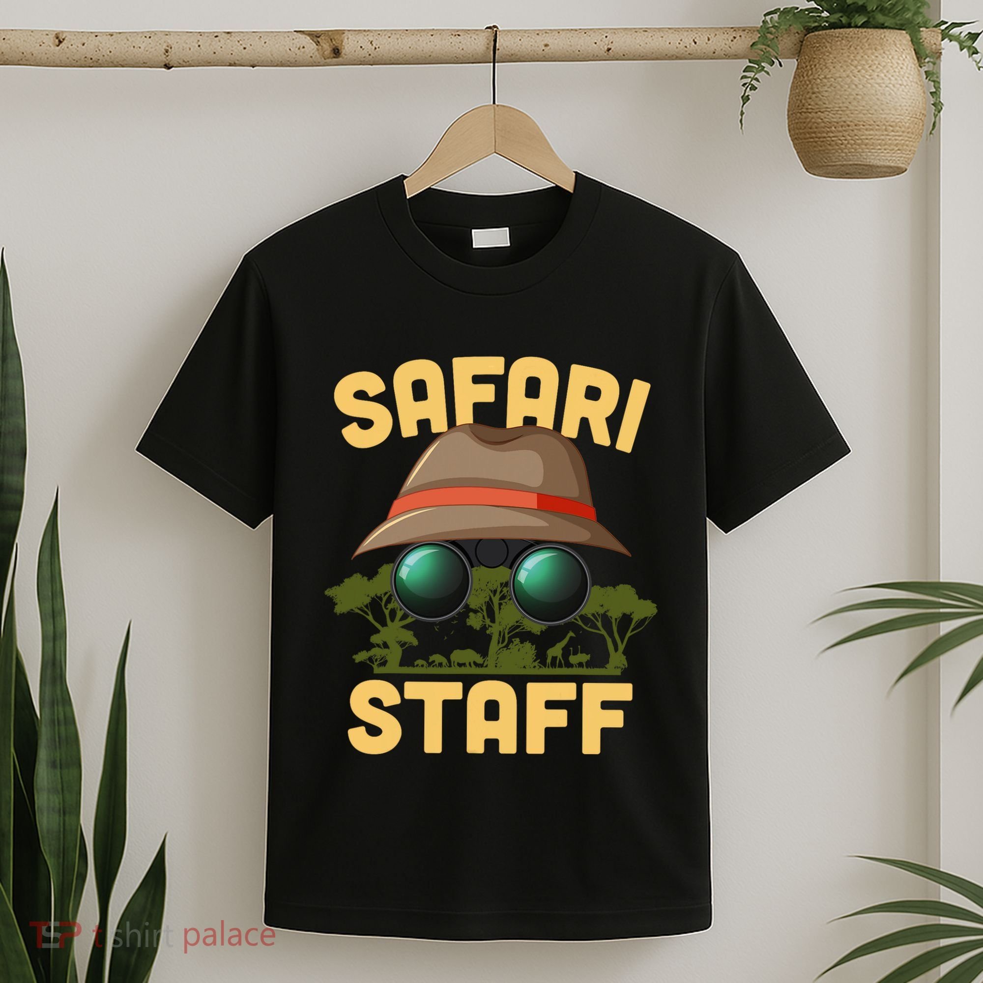Safari Staff Art Zookeeper Costume Zoo Jungle T-Shirt