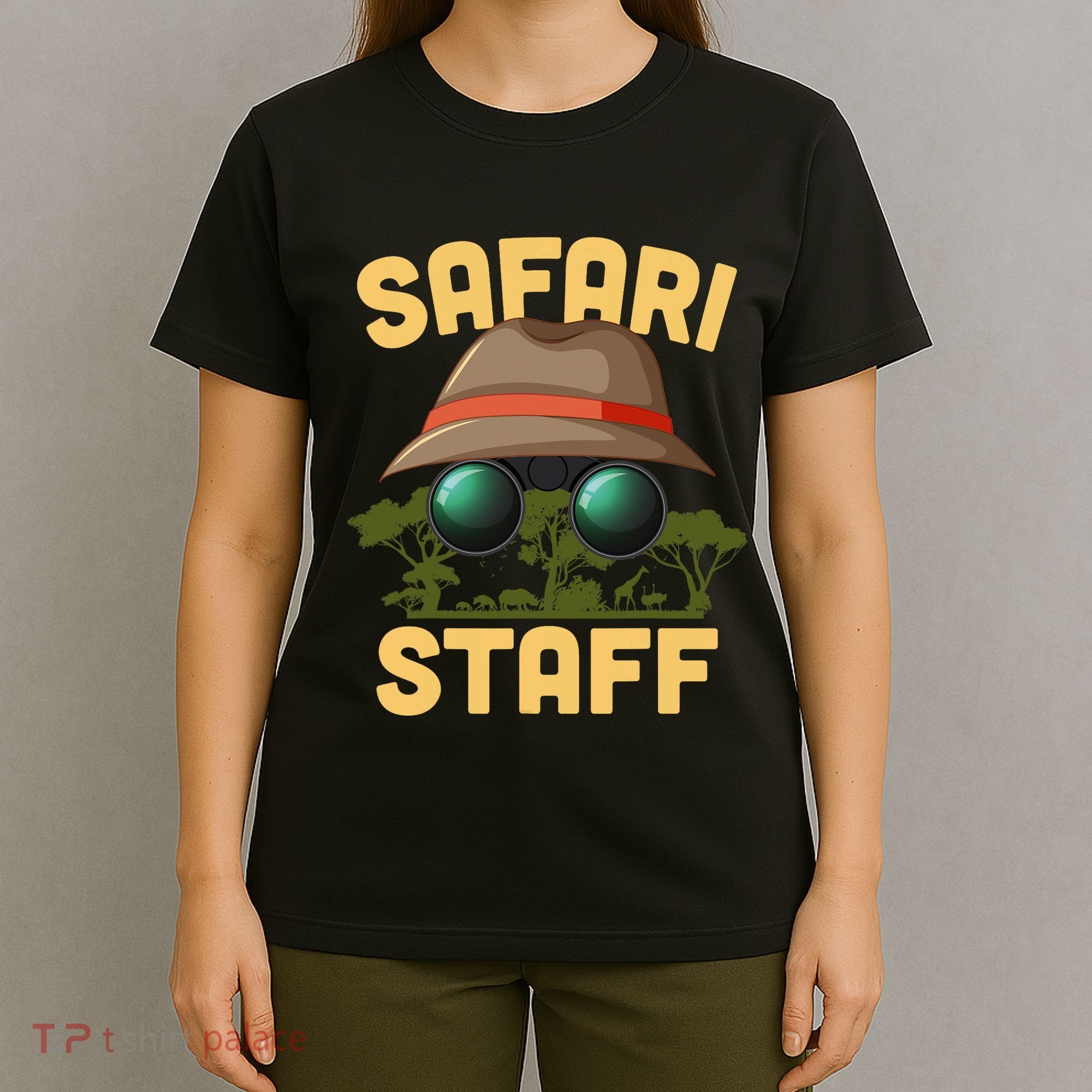 Safari Staff Art Zookeeper Costume Zoo Jungle T-Shirt