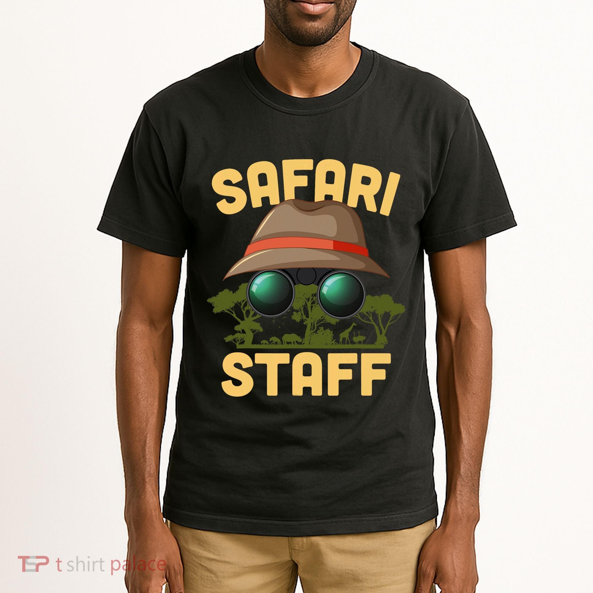 Safari Staff Art Zookeeper Costume Zoo Jungle Tall T-Shirt
