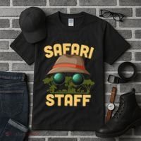 Safari Staff Art Zookeeper Costume Zoo Jungle Tall T-Shirt thumb 3