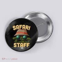 Safari Staff Art Zookeeper Costume Zoo Jungle Button thumb 0