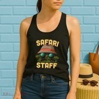 Safari Staff Art Zookeeper Costume Zoo Jungle Women's Tank Top thumb 2