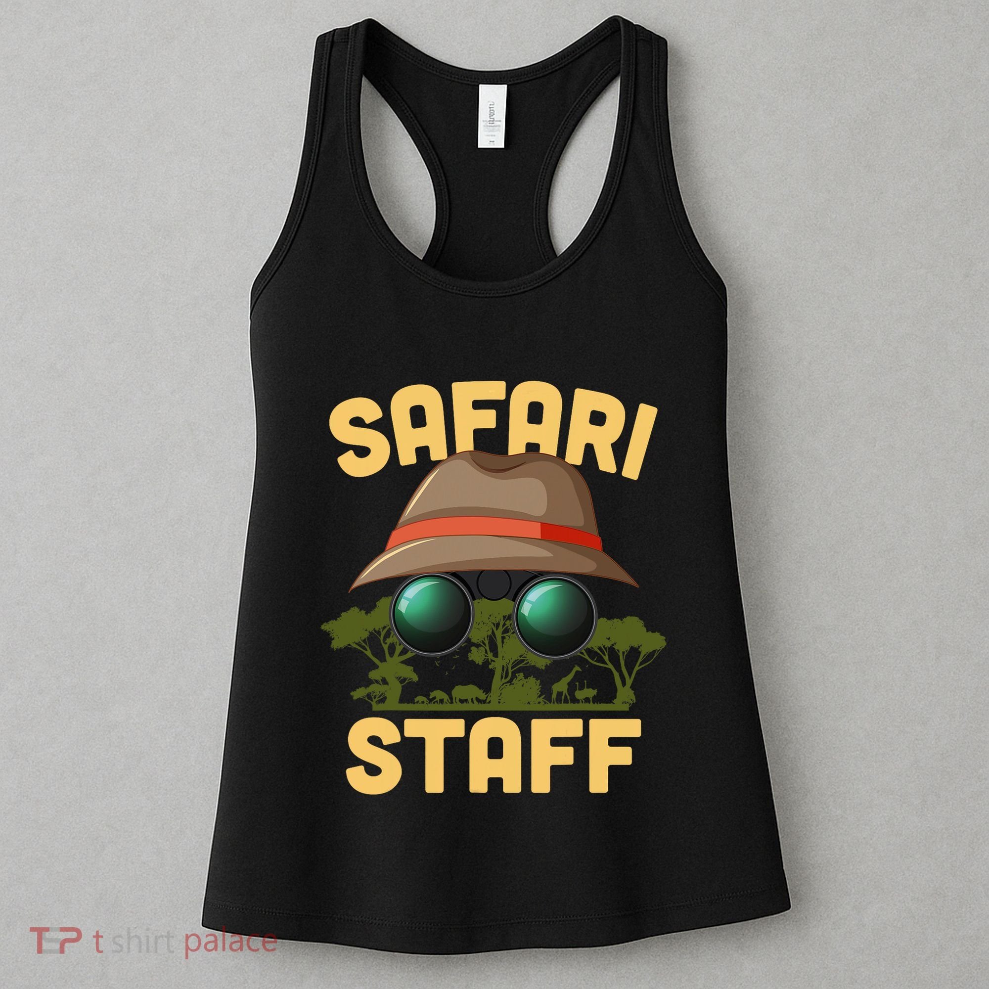 Safari Staff Art Zookeeper Costume Zoo Jungle Women's Tank Top