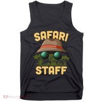 Safari Staff Art Zookeeper Costume Zoo Jungle Tank Top thumb 0