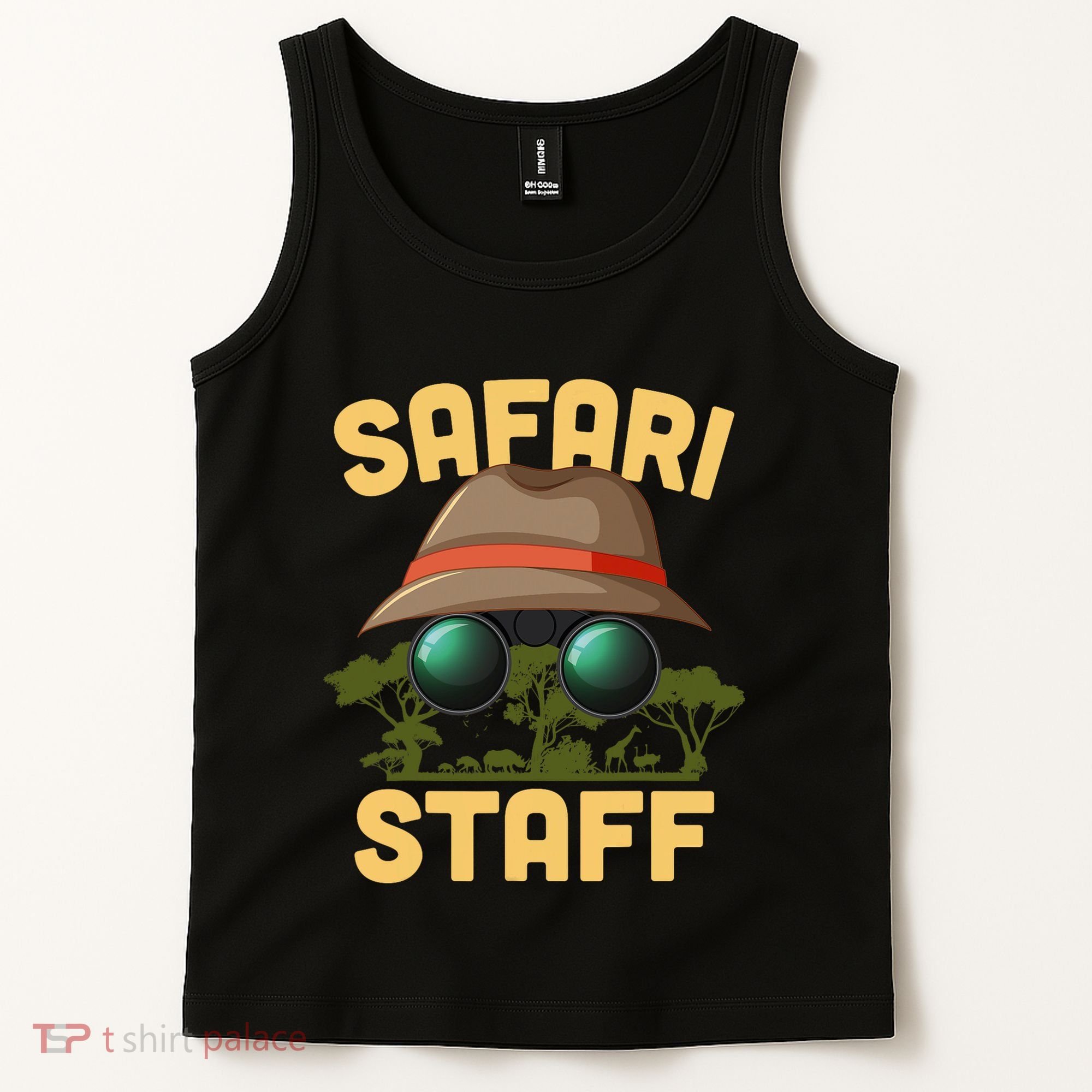 Safari Staff Art Zookeeper Costume Zoo Jungle Tank Top