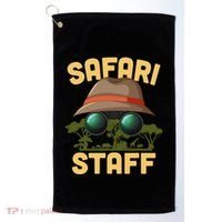 Safari Staff Art Zookeeper Costume Zoo Jungle Golf Towel thumb 0