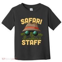 Safari Staff Art Zookeeper Costume Zoo Jungle Toddler T-Shirt thumb 0