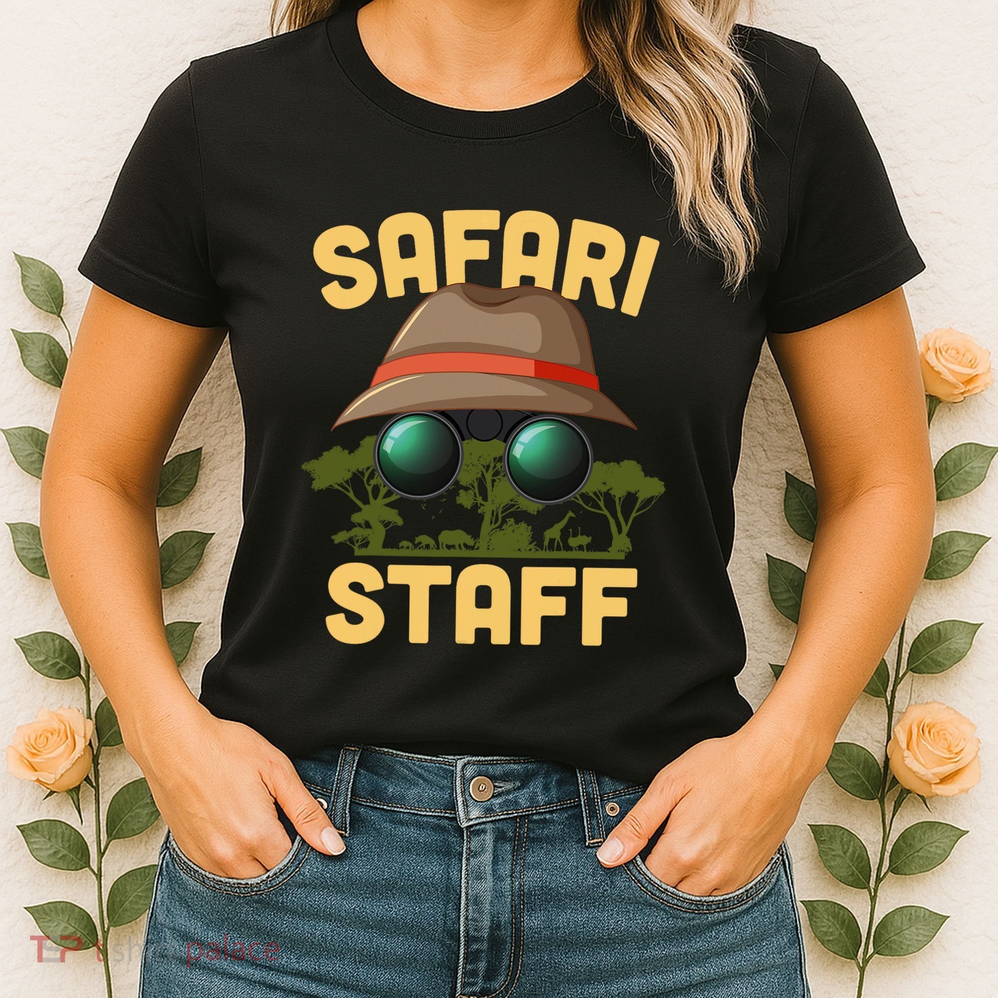 Safari Staff Art Zookeeper Costume Zoo Jungle Women's T-Shirt