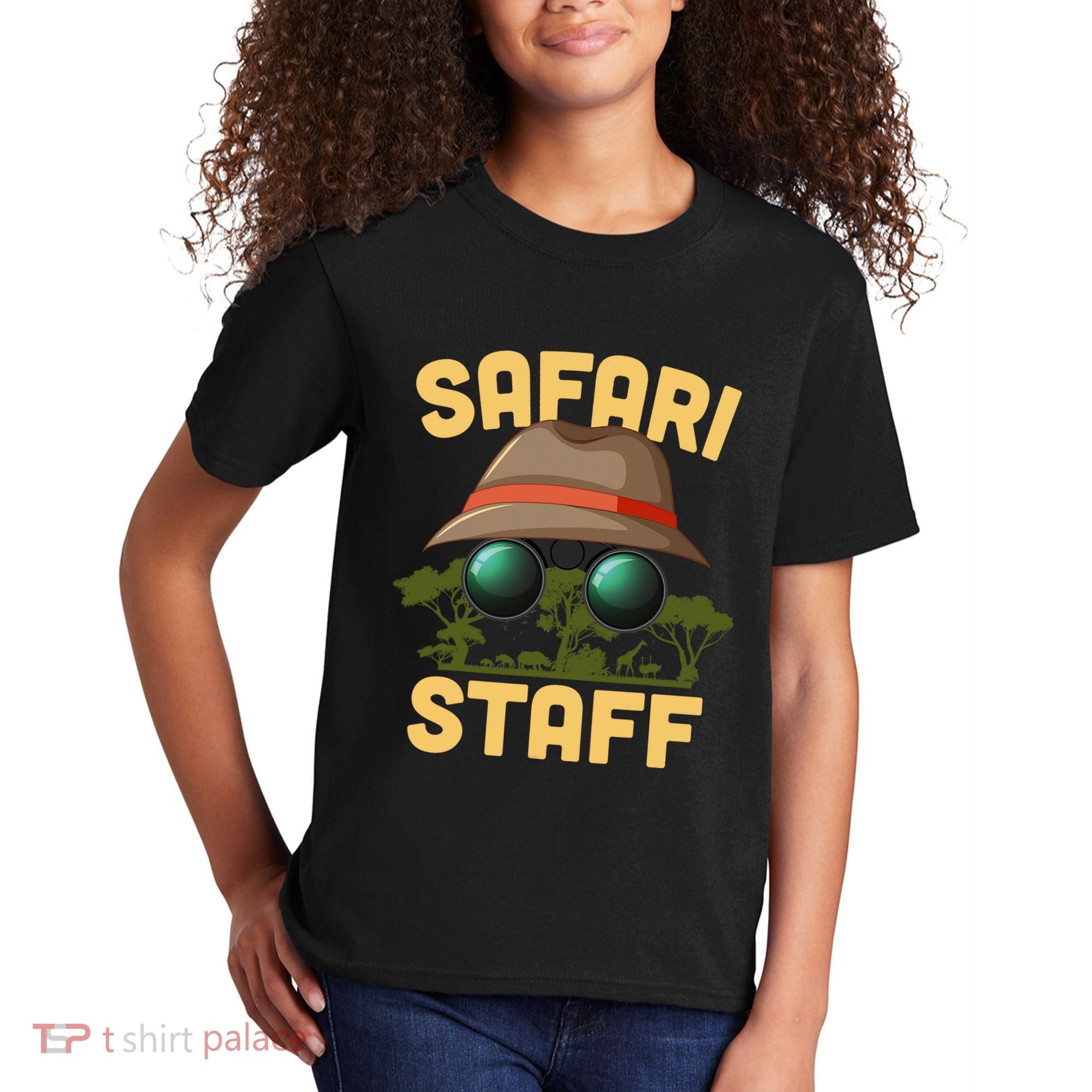 Safari Staff Art Zookeeper Costume Zoo Jungle Kids T-Shirt