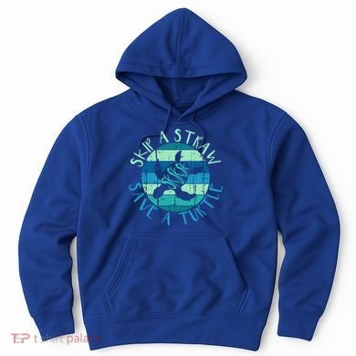 Sksksk Skip A Straw Save A Turtle Vintage Turtle Gift Great Gift Hoodie