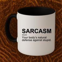 Sarcasm Coffee Mug thumb 2