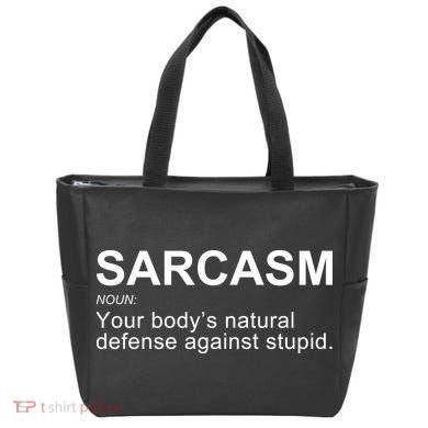 Sarcasm Tote Bag