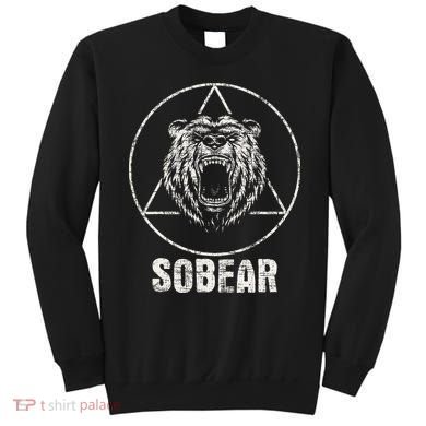 Sobear Sobriety Anniversary Sober Aa Na Recovery Sweatshirt