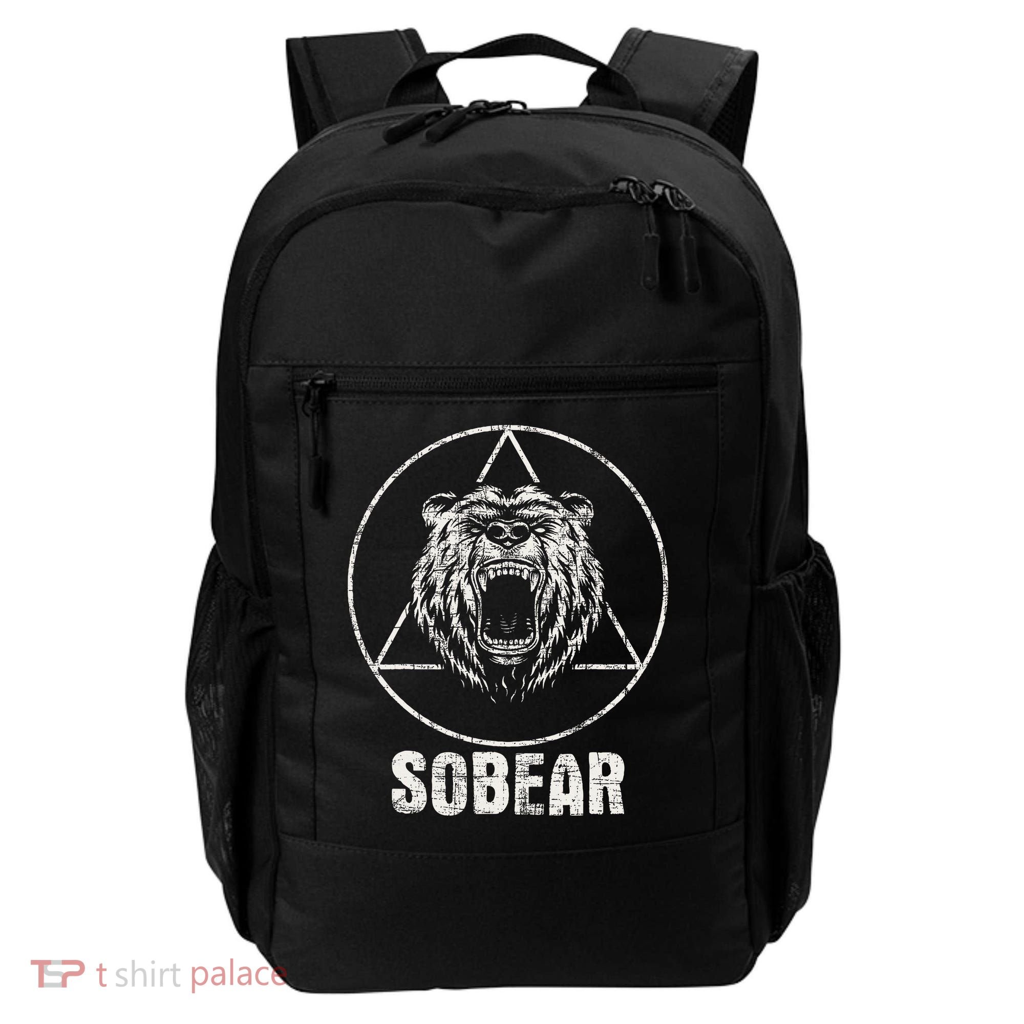 Sobear Sobriety Anniversary Sober Aa Na Recovery Backpack