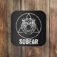 Sobear Sobriety Anniversary Sober Aa Na Recovery Coaster thumb 0