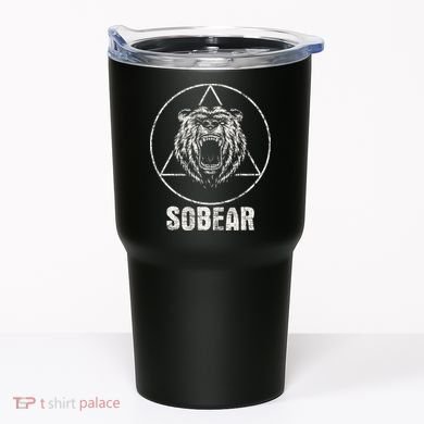 Sobear Sobriety Anniversary Sober Aa Na Recovery Tumbler