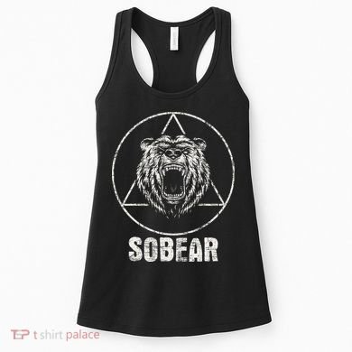 Sobear Sobriety Anniversary Sober Aa Na Recovery Women's Tank Top