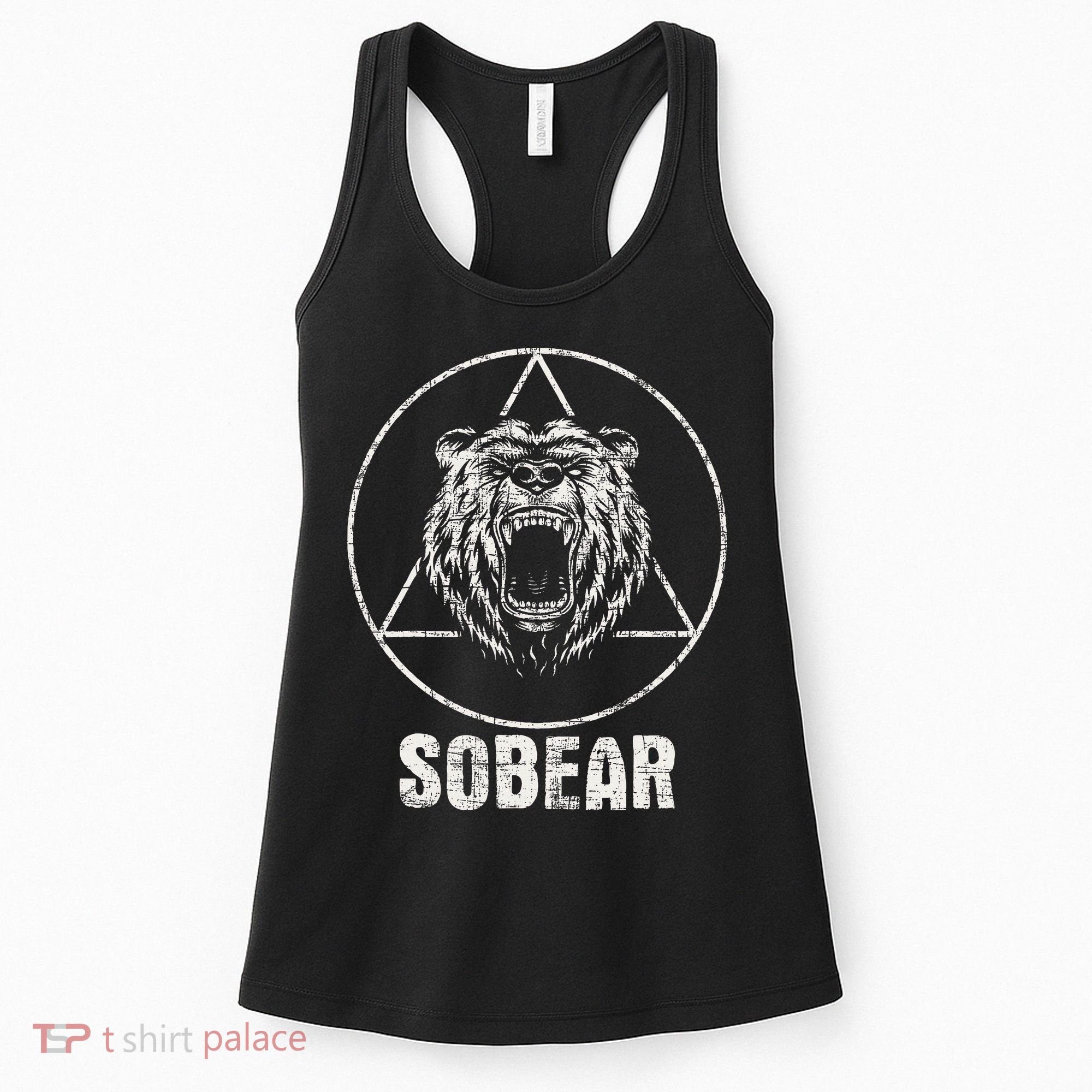 Sobear Sobriety Anniversary Sober Aa Na Recovery Women's Tank Top