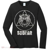 Sobear Sobriety Anniversary Sober Aa Na Recovery Women's Long Sleeve Shirt thumb 0