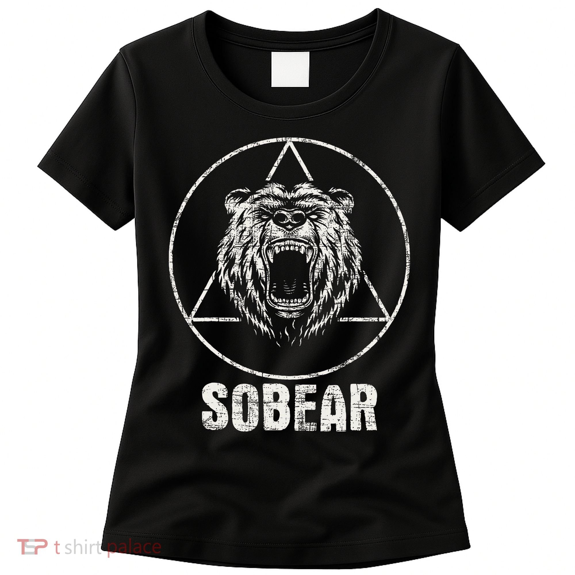 Sobear Sobriety Anniversary Sober Aa Na Recovery Women's T-Shirt