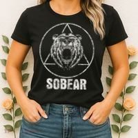 Sobear Sobriety Anniversary Sober Aa Na Recovery Women's T-Shirt thumb 2
