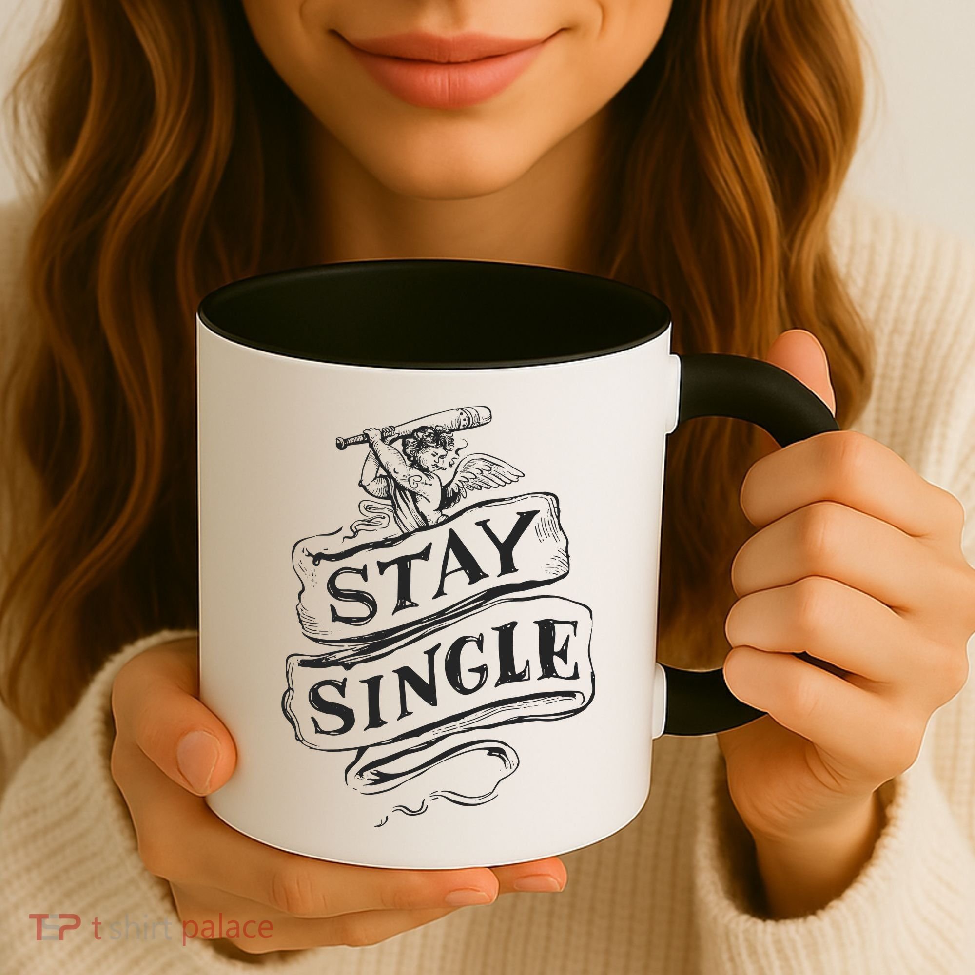 Stay Single Anti Valentine's Day Coffee Mug