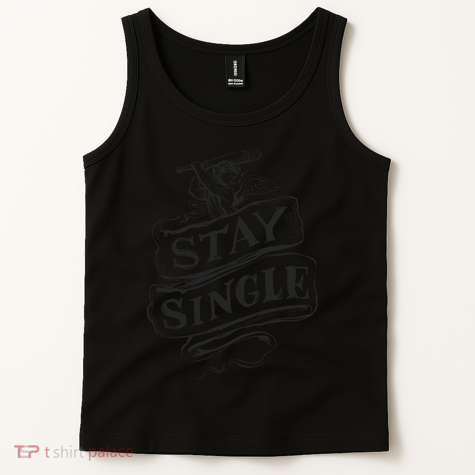 Stay Single Anti Valentine's Day Tank Top