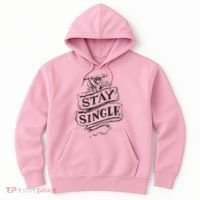 Stay Single Anti Valentine's Day Hoodie thumb 0