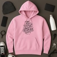 Stay Single Anti Valentine's Day Hoodie thumb 3