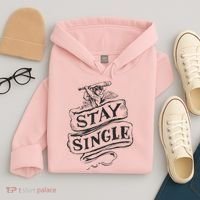 Stay Single Anti Valentine's Day Hoodie thumb 4
