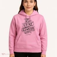 Stay Single Anti Valentine's Day Hoodie thumb 5