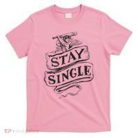 Stay Single Anti Valentine's Day T-Shirt thumb 0