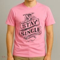Stay Single Anti Valentine's Day T-Shirt thumb 3