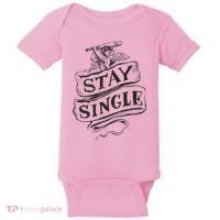 Stay Single Anti Valentine's Day Baby Bodysuit thumb 0