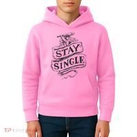Stay Single Anti Valentine's Day Kids Hoodie thumb 4