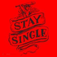 Stay Single Anti Valentine's Day Santa Hat thumb 1
