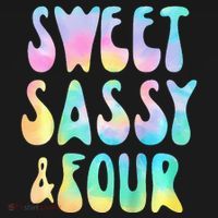 Sweet Sassy And Four 4th Birthday Girl Tie Dye 4 Year Old Kids Hoodie thumb 5