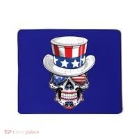 Sugar Skull American Flag Usa Indepedence Day July Fourth Cute Gift Mousepad thumb 0