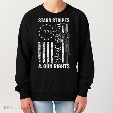 Stars Stripes And Gun Rights Pro Guns 2nd Amendment Women's Sweatshirt
