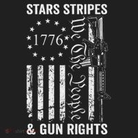 Stars Stripes And Gun Rights Pro Guns 2nd Amendment Women's Sweatshirt thumb 2