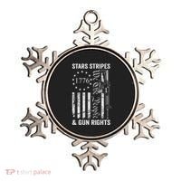 Stars Stripes And Gun Rights Pro Guns 2nd Amendment Ornament thumb 0