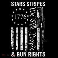 Stars Stripes And Gun Rights Pro Guns 2nd Amendment Ornament thumb 1