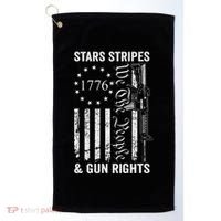 Stars Stripes And Gun Rights Pro Guns 2nd Amendment Golf Towel thumb 0