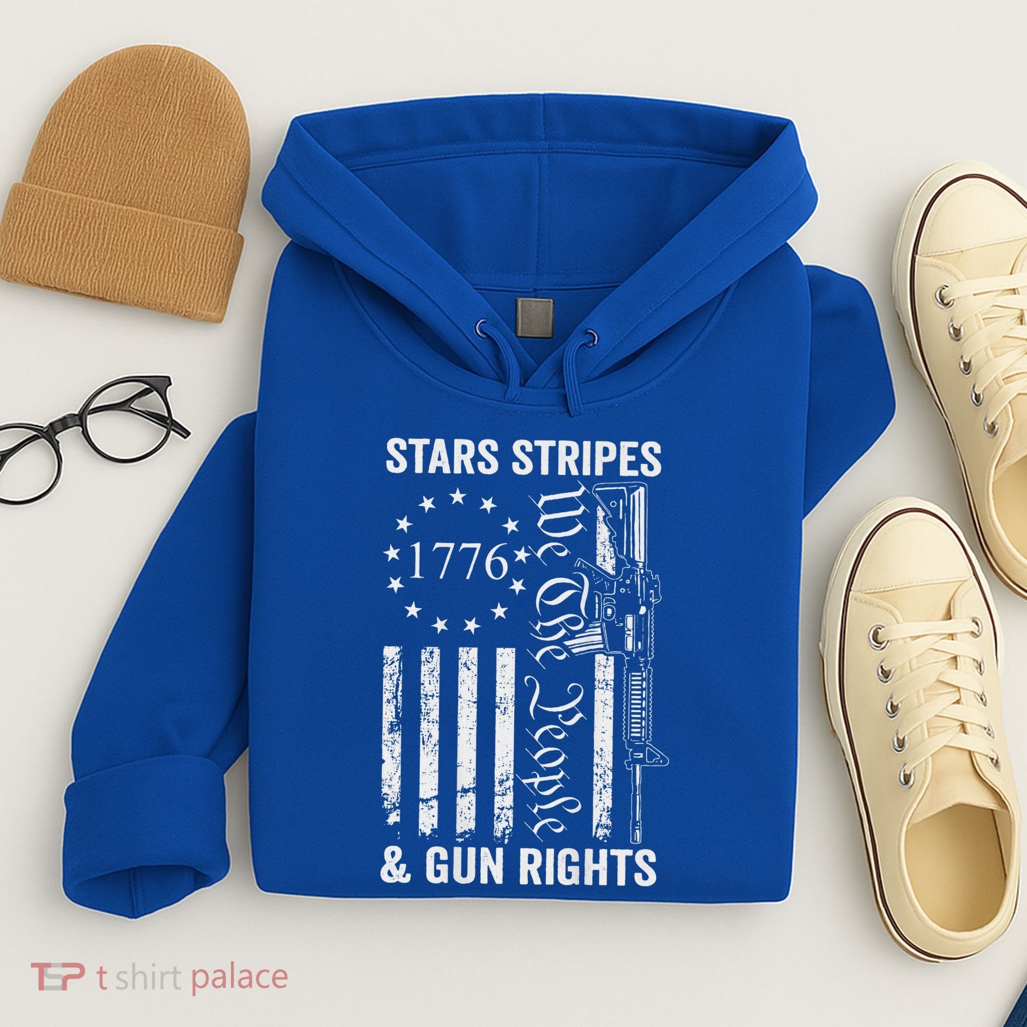 Stars Stripes And Gun Rights Pro Guns 2nd Amendment Hoodie