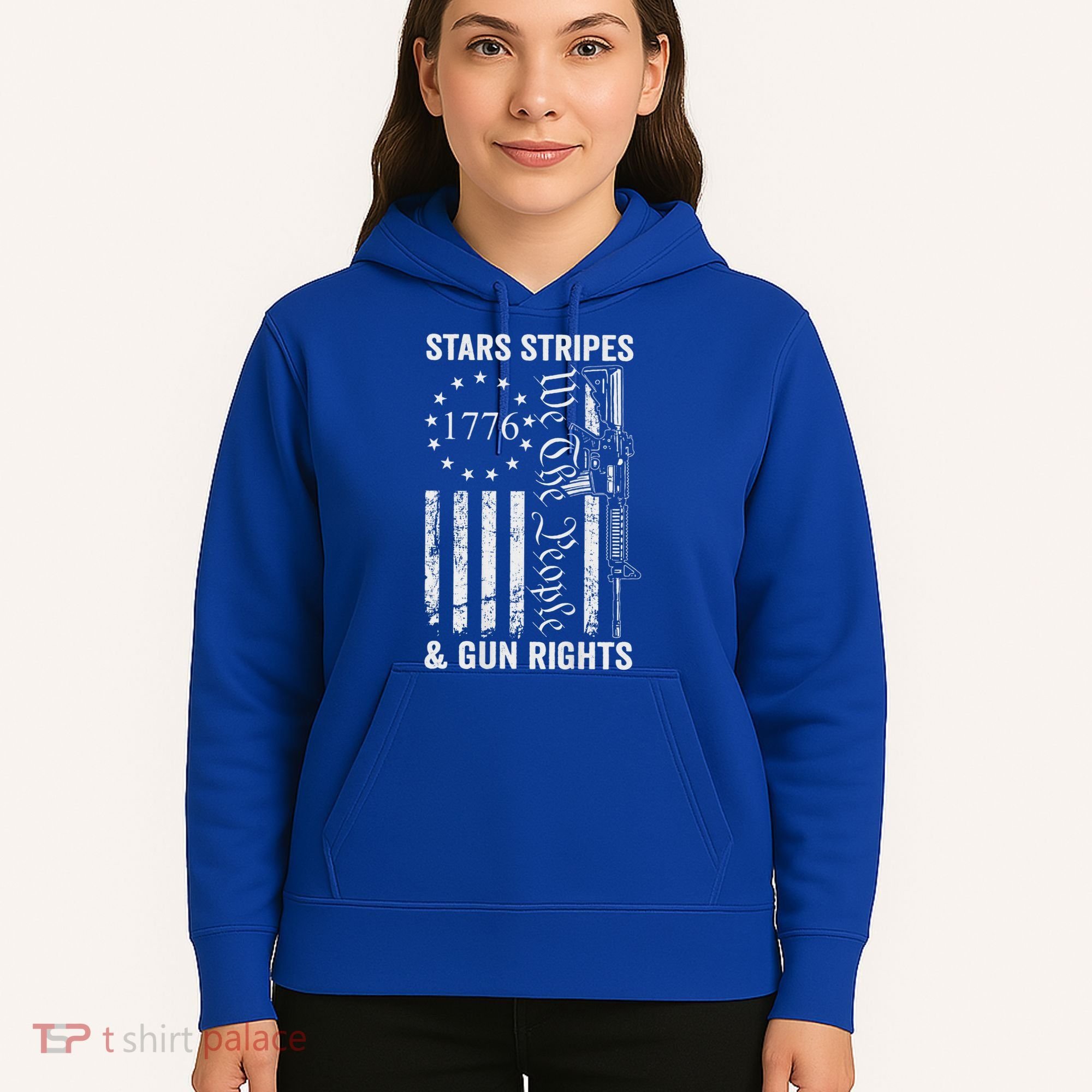 Stars Stripes And Gun Rights Pro Guns 2nd Amendment Hoodie