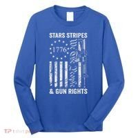 Stars Stripes And Gun Rights Pro Guns 2nd Amendment Long Sleeve Shirt thumb 0