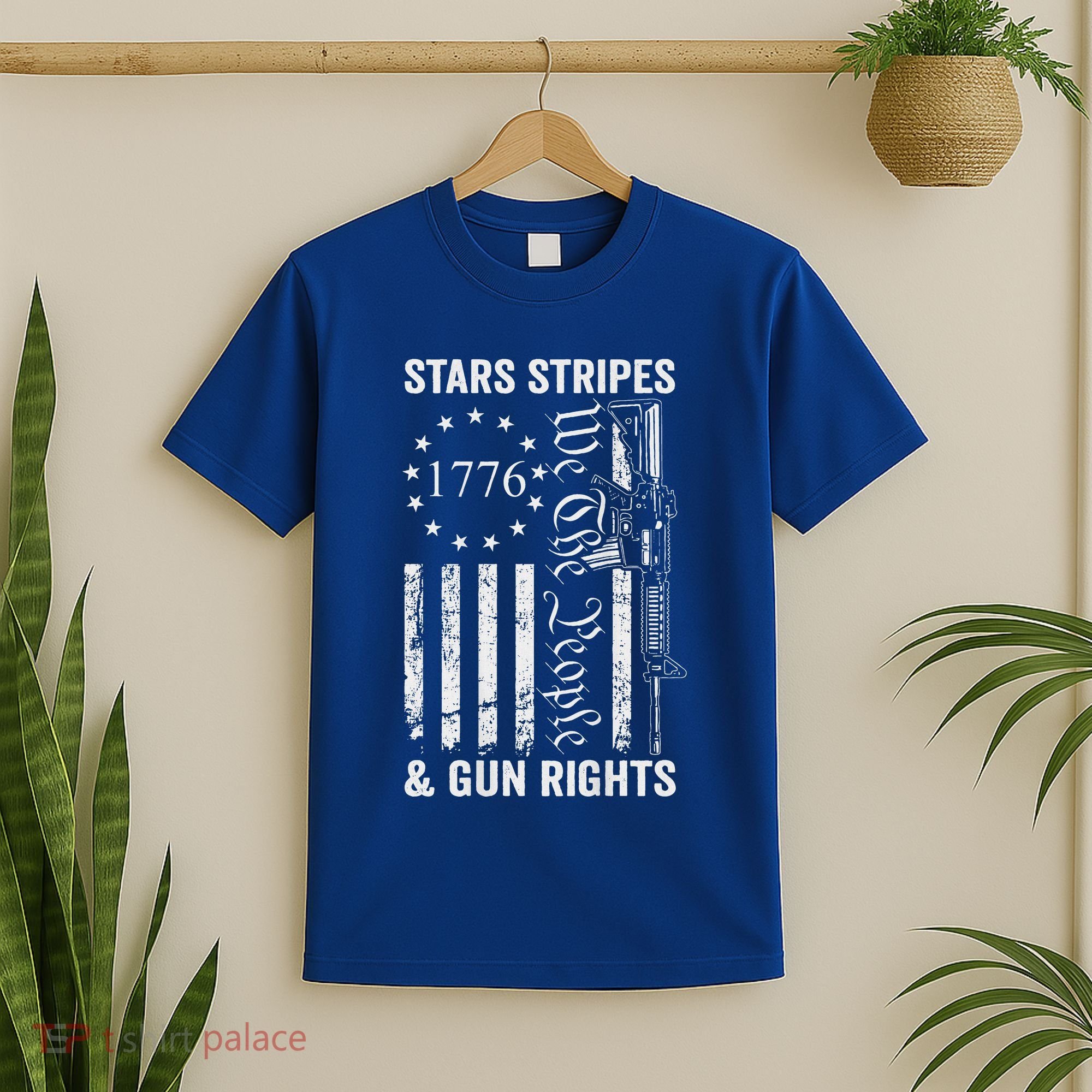Stars Stripes And Gun Rights Pro Guns 2nd Amendment T-Shirt