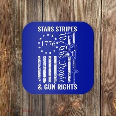 Stars Stripes And Gun Rights Pro Guns 2nd Amendment Coaster
