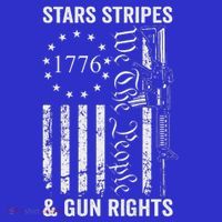 Stars Stripes And Gun Rights Pro Guns 2nd Amendment Coaster thumb 2