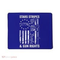 Stars Stripes And Gun Rights Pro Guns 2nd Amendment Mousepad thumb 0